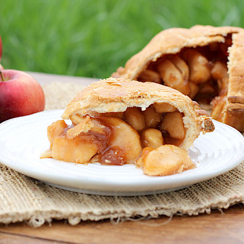 A Hi-Top Apple Pie, filled with apples, apples, and more apples.